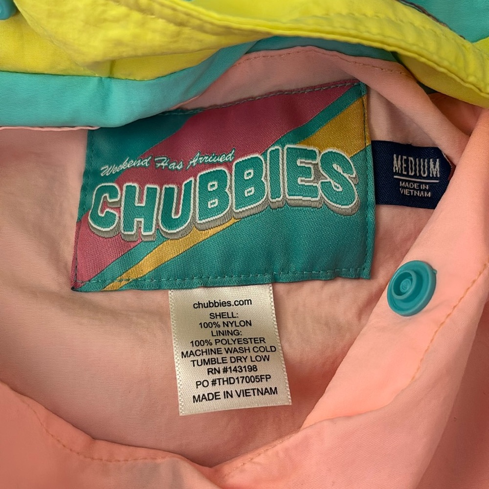 Chubbies Men’s Multicolored Reversible Pullover S… - image 5